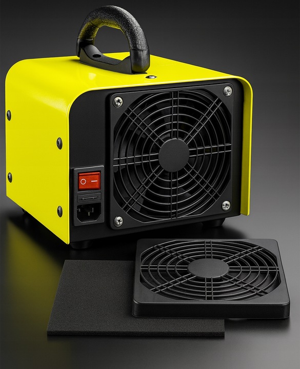 Zestaw zawiera:  Ozonator tm221, przewód zasilający, zawieszka informacyjna, instrukcja obsługi.